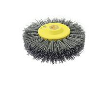 Brosse Metallique Meuleuse, Brosse Fartools Roue de brosse de polissage en fil abrasif en Nylon, 150x40mm x M14, Uso apto para meubles en bois, meulage antique de pierre, 1 pièce(P180)