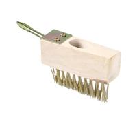Brosse métallique pour désherbeur de fissures pour terrasse, pierres, pavés, allée avec poignée pointue