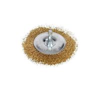 Brosse métallique pour perceuse - Plate - 75P - 75mm diamètre - Avec tige hexagonale - NTools