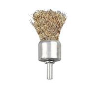 Brosse métallique réutilisable revêtue, 7,5 cm de longueur, for outils rotatifs.(25mm)