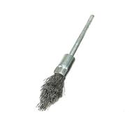 Brosse Métallique Rotative à Tige 6mm en Acier Inoxydable Pyramidale | Meuleuse Électrique, Ébavurage et Retrait de Poussière sur Métal ou Soudures, Atelier et Finition