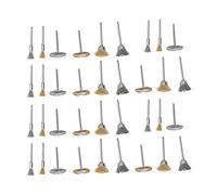 Brosse Métallique Rotative, Accessoires de Polissage 36 Pièces, Acier Inoxydable - Efficacité Maximale, Polyvalence Trois Formes, Pour Nettoyage Métal Bois