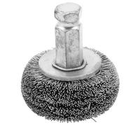 Brosse Métallique Rotative en Acier au Carbone pour Perceuse 11mm Hex | Convient aux Mécaniciens et Métallurgistes, Préparation de Surface de Pneus, Usage en Atelier Automobile