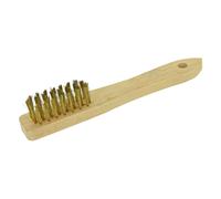 Brosse métallique Tivoly BOUGIE PROFESSIONNEL MANCHE EN BOIS GARNITURE LAITON