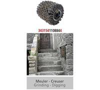 Brosse métallique torsadée pour rénovateur - FARTOOLS - Moyeu plastique - Garantie 2 ans