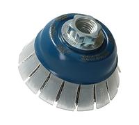 Brosse meuleuse M14 avec protection Coupe Ø 75 fil Acier Ondulé Décapage Moyen