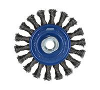 Brosse meuleuse M14 Circulaire Ø 100 fil Acier torsadé Décapage Puissant