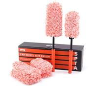 Brosse Microfibre, Brosse Premium enExtra Fine pour Jantes de Voiture Un Nettoyage Complet et Délicat des Jantes de Voiture - Idéal pour de Haute Qualité, a Jante Microfibre