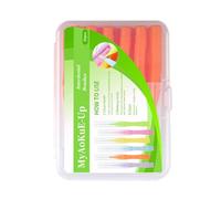 Brosse microscopique à sourcils avec capuchons - Brosse à sourcils - Outil de levage de sourcils pour extensions de cils - Brosse de plastification des sourcils