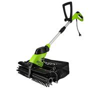 Brosse motorisée nettoyage gazon synthétique - 300W - largeur de travail 44cm - Balai pour Gazon Artificiel - Sac collecteur 10L