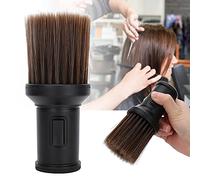 Brosse Multifonctionnelle de Balayage de Cheveux Cassés, Plumeau de Cou, Brosse de Rasage pour Barbe pour Salon de Coiffure (Noir)