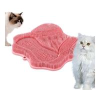 Brosse murale pour chat - À coller sur les | Toiletteur auto-collant pour chat supprime les massages lâches de la peau garde les poils longs et courts du chaton propre