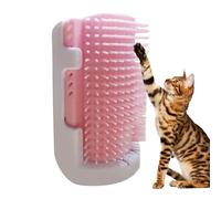 Brosse murale pour chat - Toiletteur d'angle pour chat | Toiletteur pour chat | Outil de massage mural d'angle pour démangeaisons | Peigne grattoir pour chat à poils longs et courts