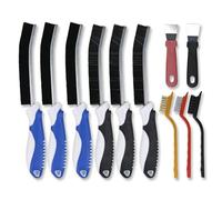 Brosse de Nettoyage des Fentes avec Poils durs, 11 brosses de Nettoyage des Coins, Brosse de Nettoyage Crevice