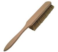 Brosse Nettoyage Banc en véritable crin avec manche en bois de 43 cm professionnel