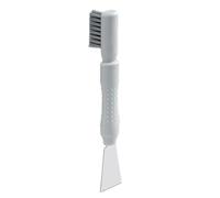 Brosse Nettoyage Four 2-en-1 Multifonction Grattoir Double Tête | Brosse pour Évier et Cuisinière Pour Carrelage Joint Mur Coin Maison Foyer Terrasse Patio Piscine Extérieur Bois Béton