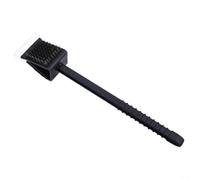 Brosse Nettoyage Grill Double Face Poils Acier | Double face, poils acier rigides, tissu polyester pour doux, brûlures légères fortes, nettoyage polyvalent