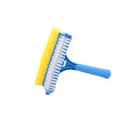 Brosse Nettoyage pour Moustiquaire Double Tête 2-en-1 - Éponge & Brosse Fine - Nettoyage Sans Démontage - Pour Moustiquaire Fixe, Enroulable, Plissée -
