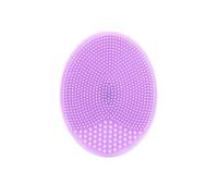 Brosse Nettoyage Visage Brosse de lavage du visage en silicone | Brosse de bain for nettoyer les Pores, peigne rond for shampoing, usage domestique(Purple)