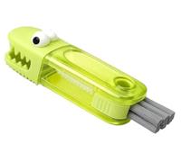 Brosse nettoyante Alligator Scrub, Brosse nettoyante en Silicone en Forme de U Facile à Utiliser, Brosse de Nettoyage Portable pour la Cuisine et la Maison avec brosses en Silicone en Forme de U