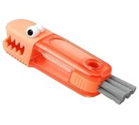 Brosse nettoyante Alligator Scrub, Brosse nettoyante en Silicone en Forme de U Facile à Utiliser, Brosse de Nettoyage Portable pour la Cuisine et la Maison avec brosses en Silicone en Forme de U