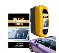 Brosse Nettoyante Anti-Film D'Huile Vitre Automobile - 120 ml Anti-Pluie Anti-Buée Articles de Nettoyage - Nettoyant Pour Vitres De Voiture - pour Pare-brise Phare Pneu Moto Camion Rétroviseur