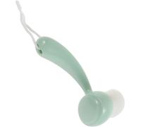 Brosse Nettoyante Manuelle Visage, Longue Poignée, Vert Clair | Exfoliation Douce, Nettoyage en Profondeur, Retrait des Points Noirs, Routine Soin, Plastique Fibre, Usage Maquillage