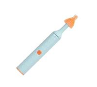 Brosse Nettoyante pour Bouteilles, Ensemble de Brosses pour Bouteilles électriques Coffre-fort Multifonctionnel fixé au Mur 2 Vitesses IP65 étanche pour les Pailles (Bleu)