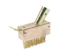 Brosse nettoyante pour enlever la mousse pour nettoyer les terrasses, les allées, les désherbages, les fils, les joints, le désherbage