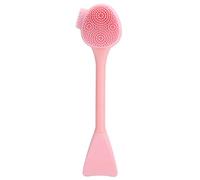 Brosse nettoyante pour le visage en silicone portable Lavishness pour un nettoyage en profondeur et un mélange de masques avec une conception à double tête verte (Style queue de poisson double tête
