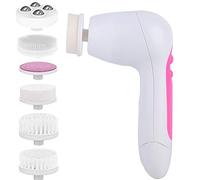 Brosse nettoyante pour le visage, instrument de nettoyage pour le visage, filles pratiques électriques multifonctionnelles roses pour femme à la peau des pores