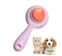 Brosse Nettoyante Pour Poils D'animaux,Brosse Étrille Pour Chien | Brosse De Massage Mignonne Pour Chat Et Chiot Poils Longs Et Courts Élimine Les Poils Détachés Avec Poignée Confortable