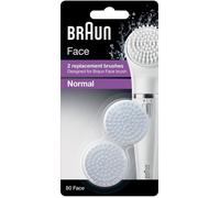 Braun Visage 80 – 2 brosses de rechange –Développées pour la brosse de nettoyage facial Visage