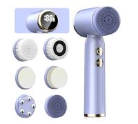 Brosse Nettoyante Visage Électrique, Brosse De Nettoyage Du Visage Électrique, Brosse Électrique Pour Le Visage 6 En 1, 3 Modes, Avec 6 Têtes Brossantes, Ipx6 Résistant À L'eau Adapté À Tous Les Types