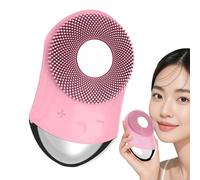 Brosse Nettoyante Visage Electrique - Gommage Nettoyant Facial - Appareil Nettoyant Visage en Silicone pour Peau Sensible Femmes Maison Salle de Sport Spa Voyage