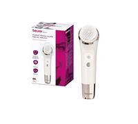 Beurer Pureo Fresh Glow Brosse Nettoyante Visage Électrique | 4 Embouts pour Tous Types de Peau, Nettoyage en Profondeur, 3 Intensités, Étanche IPX7, Or