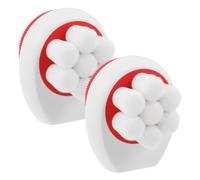 Brosse Nettoyante Visage Manuelle Double Face, Format Voyage | Poils Fins D’un Côté, Nodules Massants de L’opposé, Poignée Courte Texturée, Base Debout