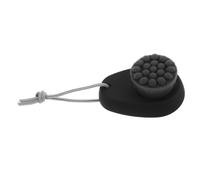 Brosse Nettoyante Visage Manuelle en Silicone à Double Face Noire | Gommage des Pores, Massage Raffermissant, Démaquillage, Design Ergonomique, Soin Facial pour Femmes et Hommes