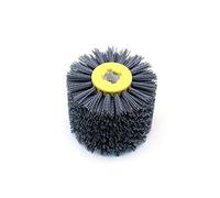 Brosse Nylon Abrasifs 1 Pcs Nylon Abrasif fil tambour roue de polissage électrique Brosse for Travail des métaux du bois(P120)
