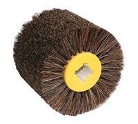 Brosse Nylon Abrasifs 1pc éburrent brosse de fil sable en nylon rond crosse tête polissage outil sisal meubles sculpture bois(Brush)