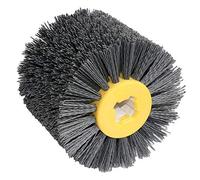 Brosse Nylon Abrasifs 1pc éburrent brosse de fil sable en nylon rond crosse tête polissage outil sisal meubles sculpture bois(80)