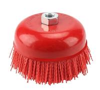 Brosse Nylon Abrasifs Brosse Abrasive en Nylon, tasse de 150mm, roue, bol abrasif polymère, brosse , outil meuleuse d'angle 6 pouces
