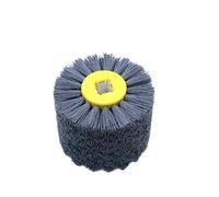 Brosse Nylon Abrasifs Outil de tréfilage abrasif multi-grains 120x100x19mm, roue en Nylon, brosse métallique abrasive Uso apto para le polissage meubles bois(P600)