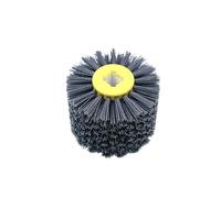 Brosse Nylon Abrasifs Outil de tréfilage abrasif multi-grains 120x100x19mm, roue en Nylon, brosse métallique abrasive Uso apto para le polissage meubles bois(P180)