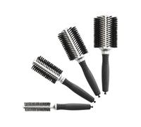 Brosse - OLIVIA GARDEN - Essential Blowout Soft - Silver - Ø 10 - Poils de sanglier