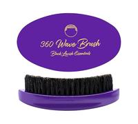 Brosse ondulée à 360°, pour construire des vagues plus profondes, poils de sanglier doux et durs, pinceaux incurvés en poils durs (violet, pinceau moyen-dur)