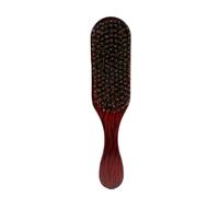 Brosse Ondulée, Brosse en Poils de Sanglier Marron, Conception Ergonomique pour une Meilleure Adhérence, Poignée de Renforcement de la Crinière D'eucalyptus, Couverture