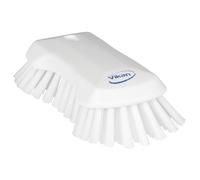 Brosse papillon à main Vikan 20 cm blanc
