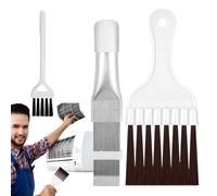 Brosse peigne pour bobines AC - Kit de nettoyage d'ailettes avec peigne - Brosse nettoyante évaporateur outil AC pour l'entretien des appareils ménagers, ventilation, fenêtre, voiture, réfrigérateur