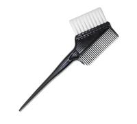 Brosse-peigne pour coloration capillaire salon - Applicateur à face avec poils doux poignée pointue prise ferme une application uniforme et lisse retouches des racines teinture DIY domicile mèches tra